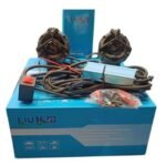 HJG Mercedes Y Lens Foglight with Wiring Harness Kit Ultra Wide Dual Intensity LED Driving Fog Lights White/Yellow (2*45W = 90W Total) Universal For All Cars & Bikes With Wiring...