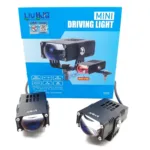 HJG Waymaker Fog Light Dual Colour Fog Light Mini Drive Yellow White & Red Devil Eye Slim Drive Light Version 4 With Red Devil Eye And Wiring With Canbus Universal For All Cars...