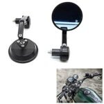 Mirror Black Set of 2 Compatible for Yamaha FZ-X
